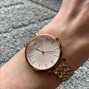 Women’s FOSSIL rose gold watch lightly warn